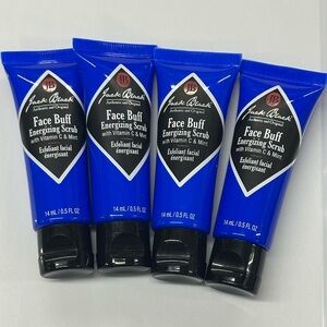 Jack Black Face Buff Energizing Scrub travel set of 4 (14 mL each)